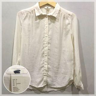 Kemeja HnM Stripe Putih