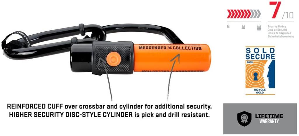Kryptonite Evolution Mini Messenger Mini+ Bike Lock Kryptonite