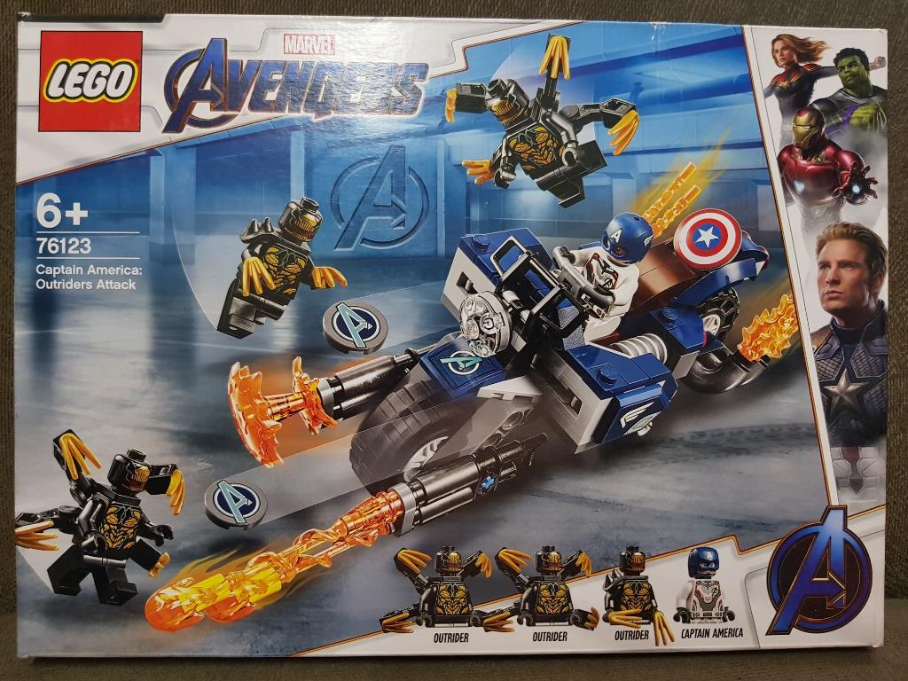 Lego Marvel Avengers 76123 Captain America Outriders Attack Toys Games Toys On Carousell
