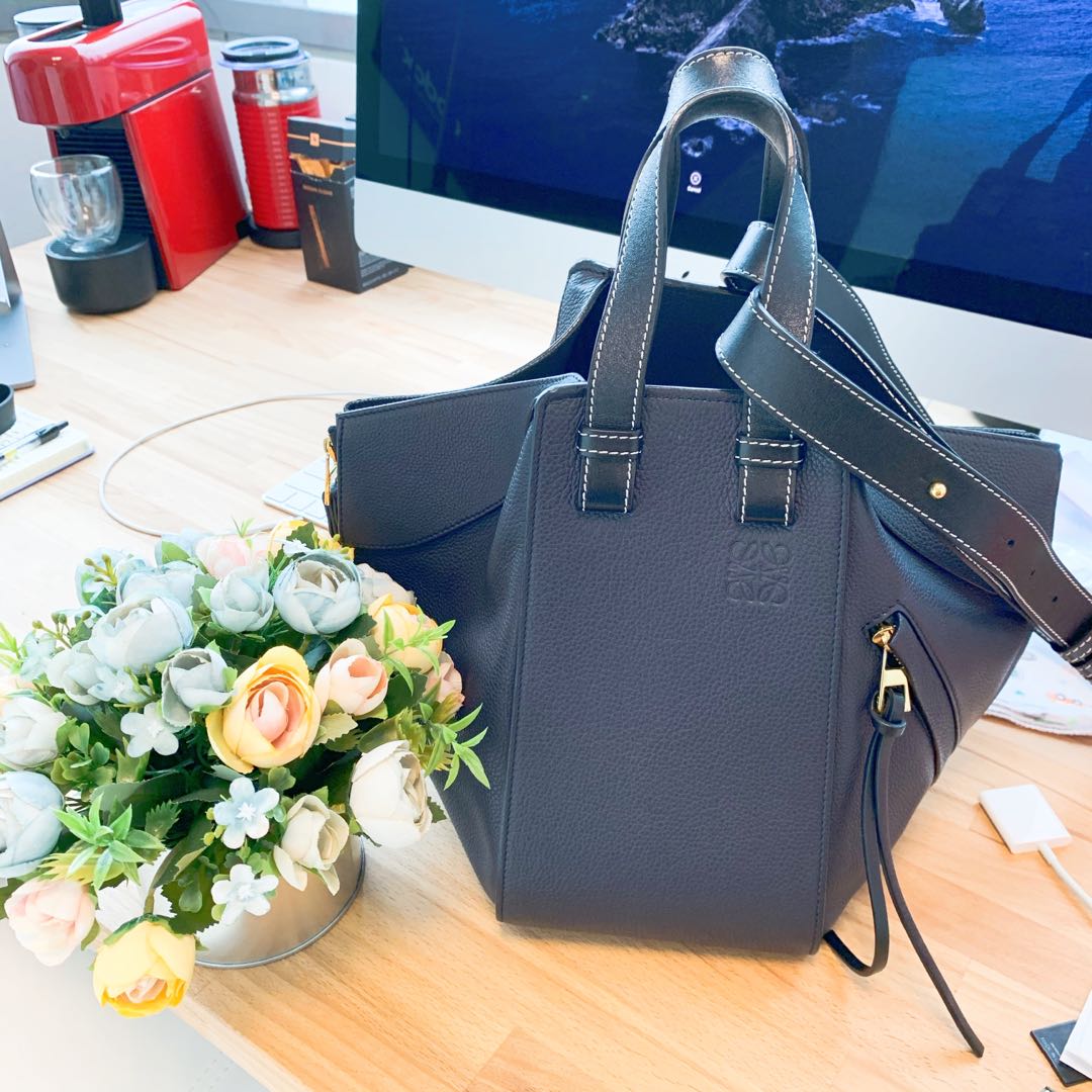 Loewe hammock 2025 bag blue