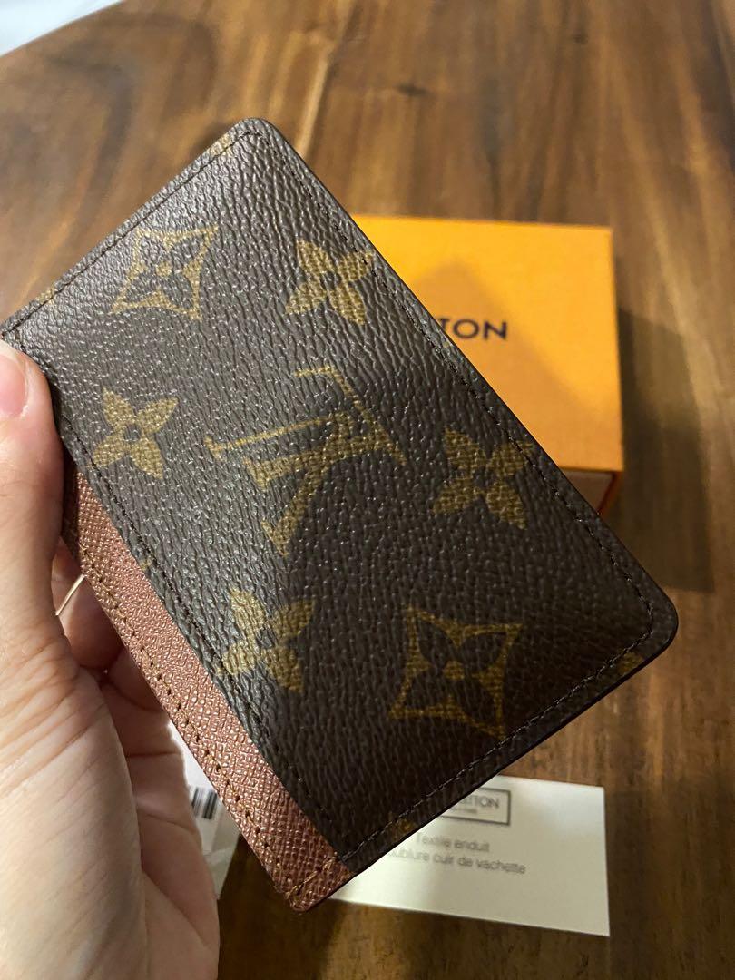 LOUIS VUITTON Card Case Porte Cartes Simple M61733 Monogram Canvas Brown  From JP