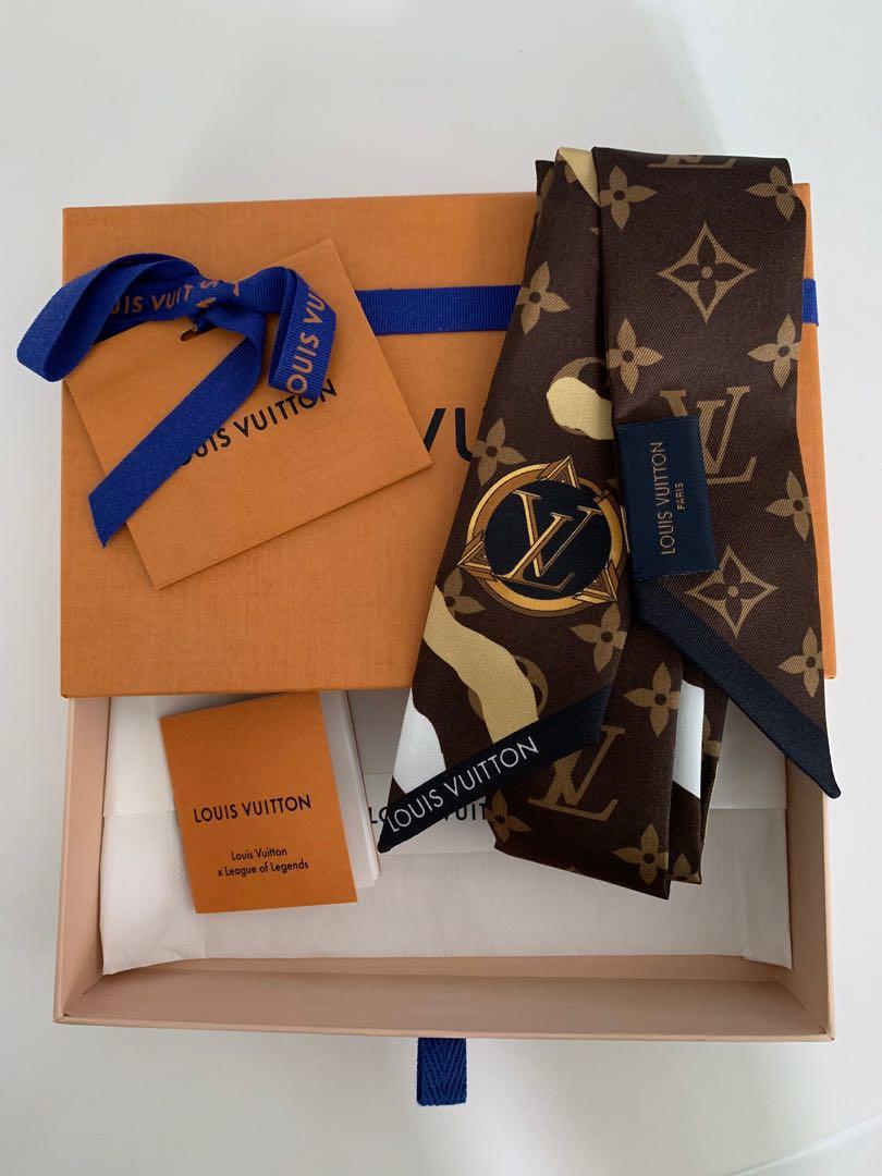 Louis Vuitton Silk Monogram X LOL BB Bandeau Gold Silver