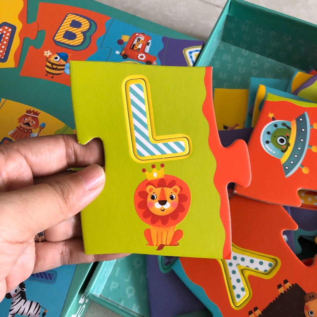 Mideer Alphabet Floor Puzzle, Hobbies & Toys, Toys & Games on Carousell