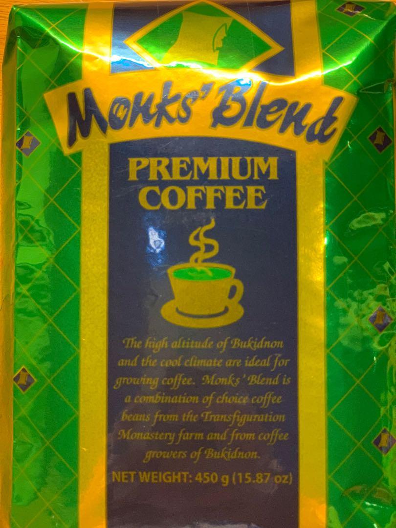Monk's Blend (Category: Beverages) located in Paranaque City. Submitted by stuff_spot (Listing ID 1033308140, Image 2). Description: Monks’ Blend is a combination of choice coffee beans from the Transfiguration Monastery farm and from coffee growers of Bukidnon. It is made from the finest robusta and arabica coffee beans, nurtured in the cold climate, high altitude and unique volcanic soil of Bukidnon, Mindanao. This premium coffee has no preserv