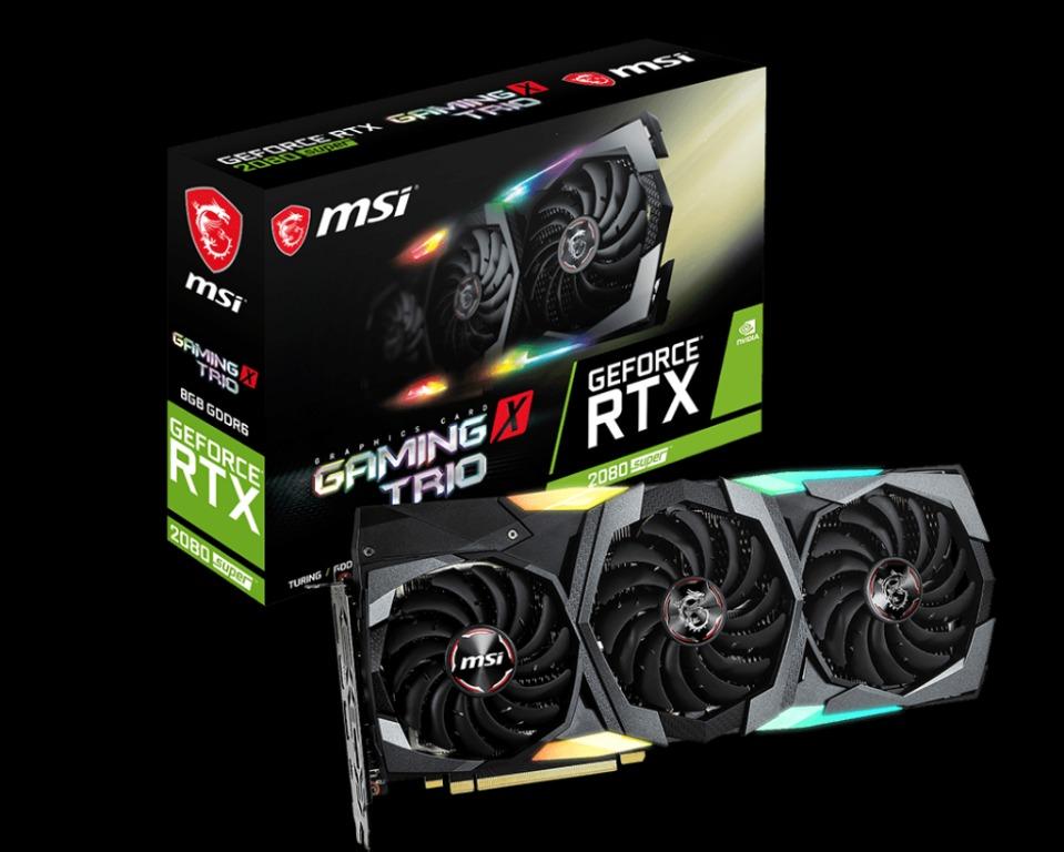 Msi Geforce Rtx 2080 Ti Gaming X Trio 11gb Gddr6 Graphics Card Promo Until 8 9 2020tue Electronics Computer Parts Accessories On Carousell