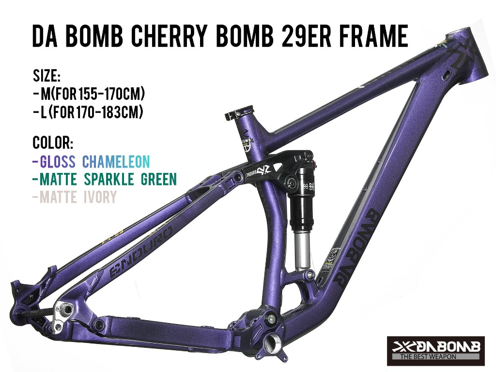 Dabomb best sale 29er frame