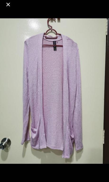 pastel purple cardigan