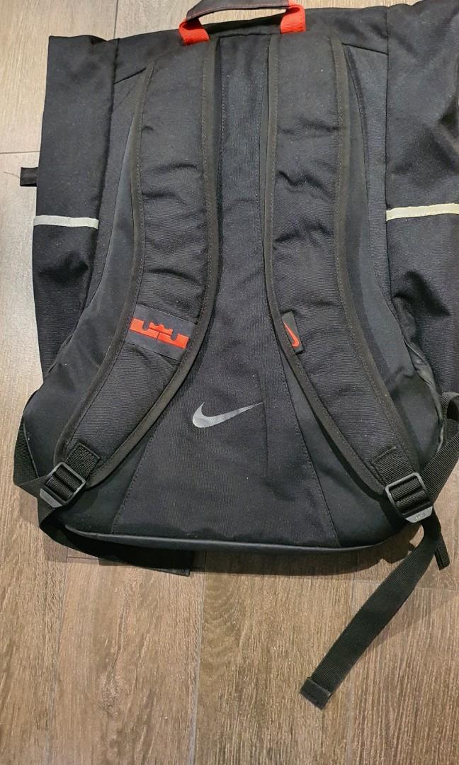 Nike Lebron James Ambassador Basketball Backpack black and red in