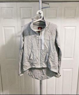NIKE TECH ASYMMETRICAL ZIP UP HOODIE