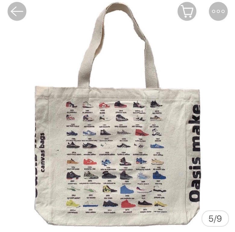 nike canvas tote bag
