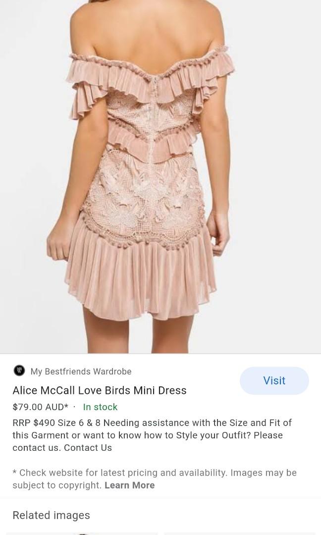 Alice mccall top lovebird dress