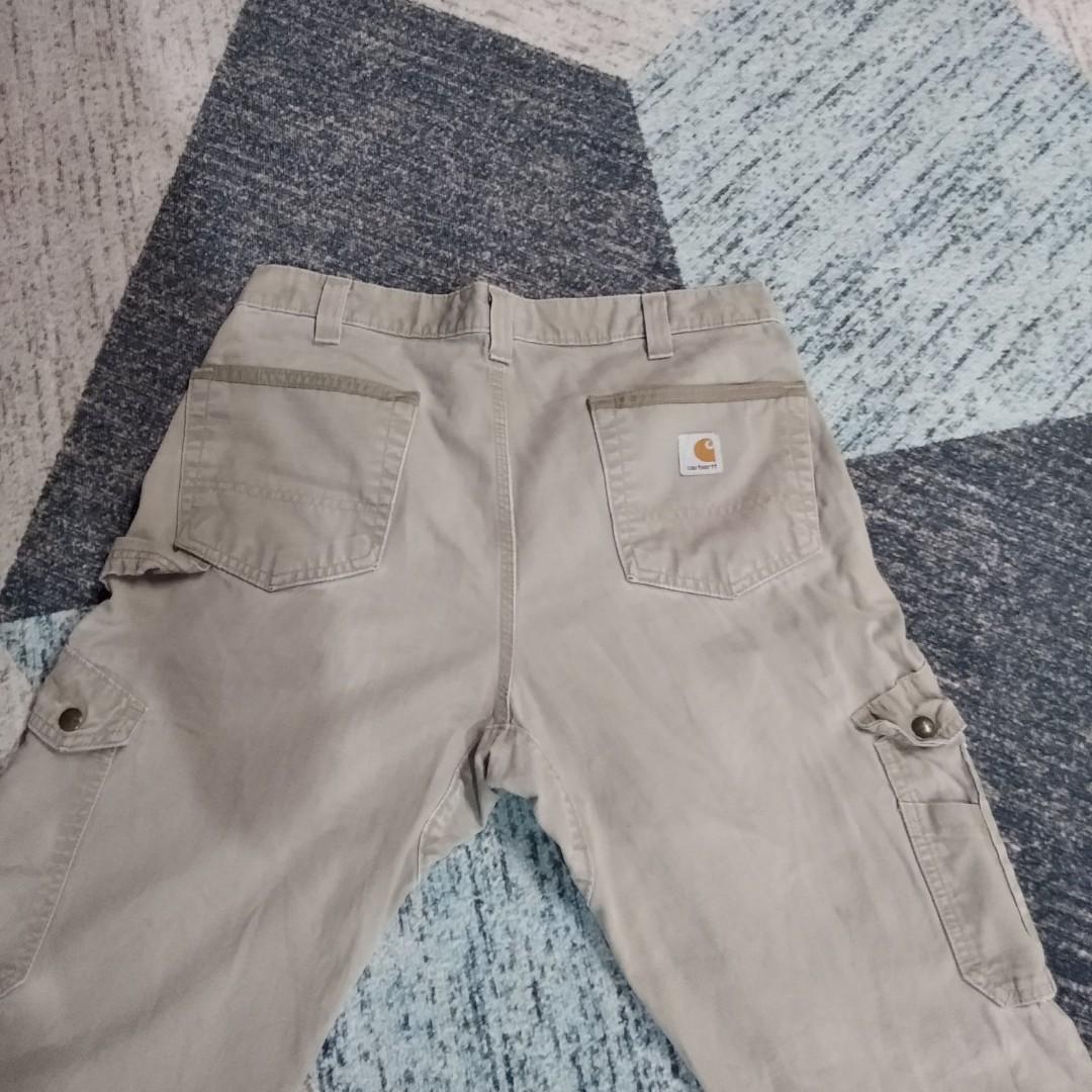 Original Carhartt Cargo RN14806 Work Pant Coklat lembut, Men's