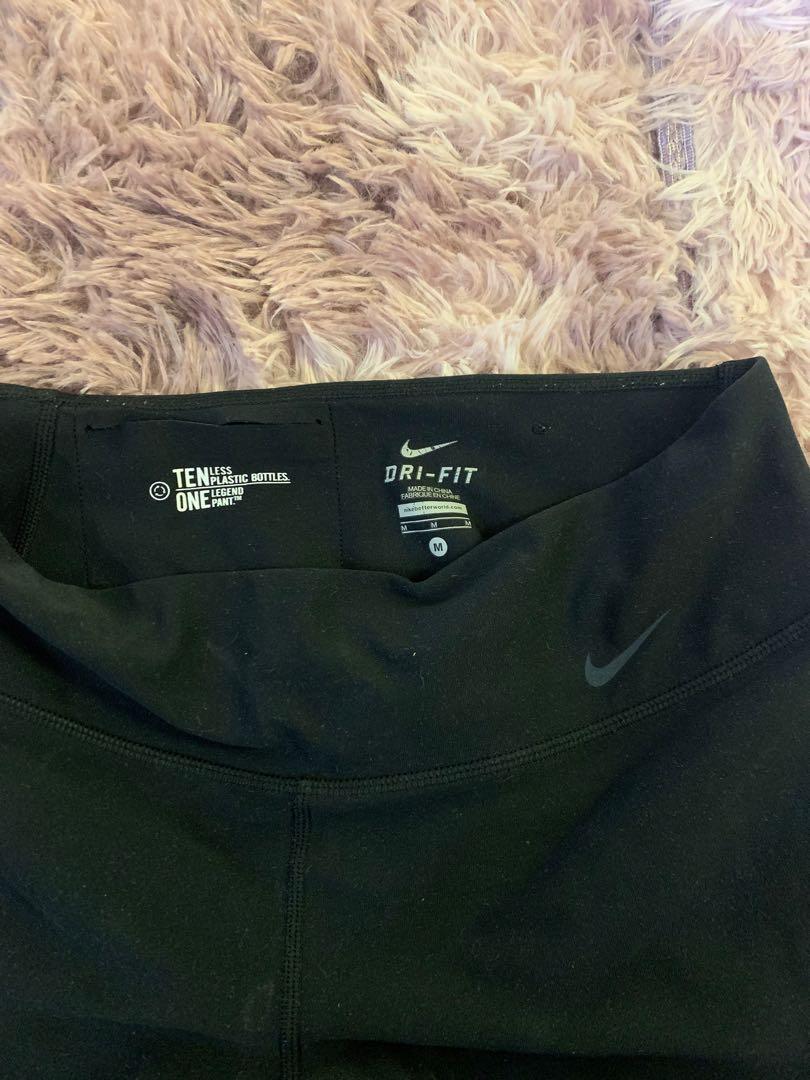 Nike Dri-Fit Leggings (Category: Activewear) located in Mandaluyong City. Submitted by itsjustjane13 (Listing ID 1033492107, Image 1). Description: Nike Size M Until sa knees po siya Original bought in Nike outlet I can send you a ww photo if interested 😊 RFS: not my size, decluttering meetup: starbucks greenfield district, sm light mall delivery: php 80 pesos MM only Same day deliv: lalamove, grab, angkas Sf, shouldered by buyer..