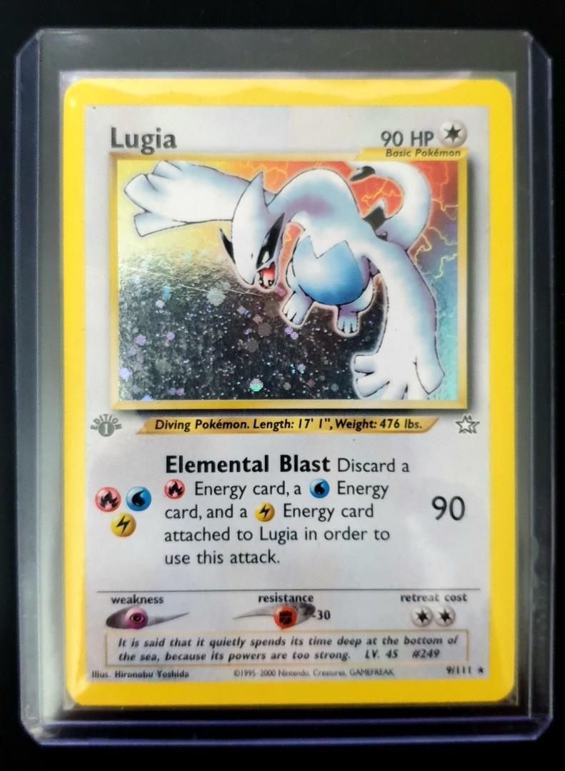 Pokemon Card 1st Edition Neo Genesis Lugia Toys Games Board Games Cards On Carousell This is of rare rarity. pokemon card 1st edition neo genesis lugia