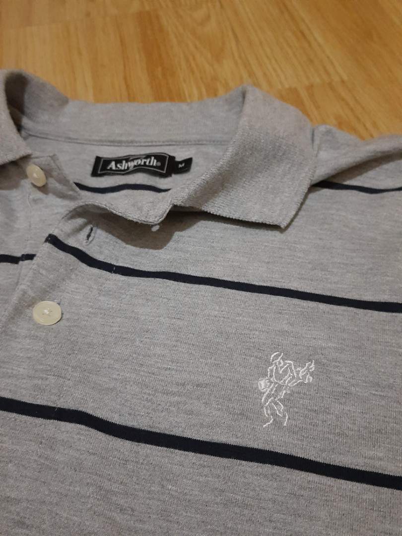 Polo Shirt Ashworth 7 abu abu Fesyen Pria Pakaian Atasan di
