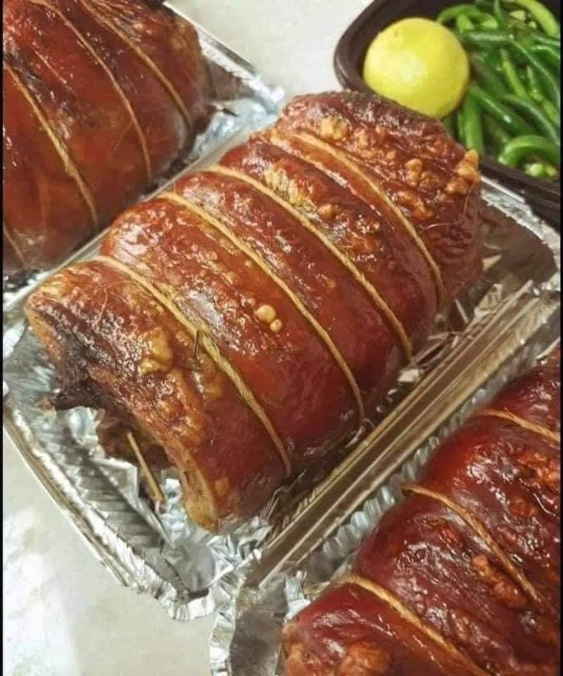 Pork Lechon Roll, Food & Drinks, Fresh Produce on Carousell