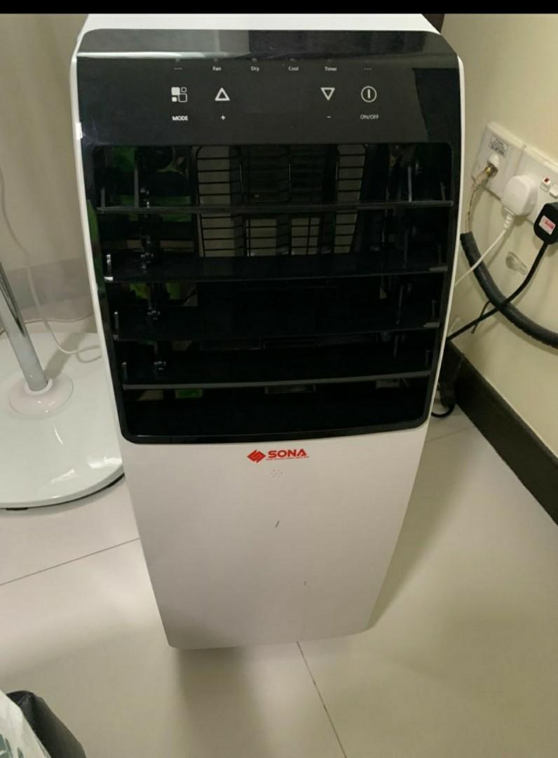 Portable Aircon SONA 6266 (free open door window kit), TV & Home