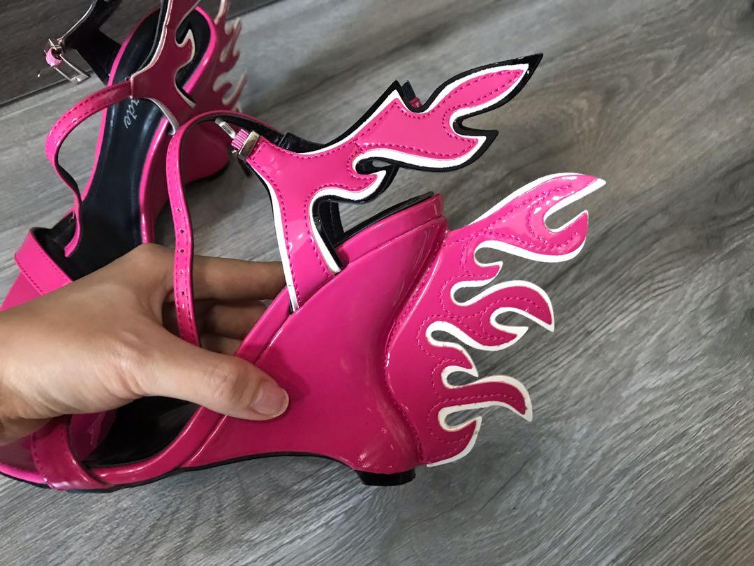 Prada Flame Wedges inspired Women s Fashion Footwear Wedges on