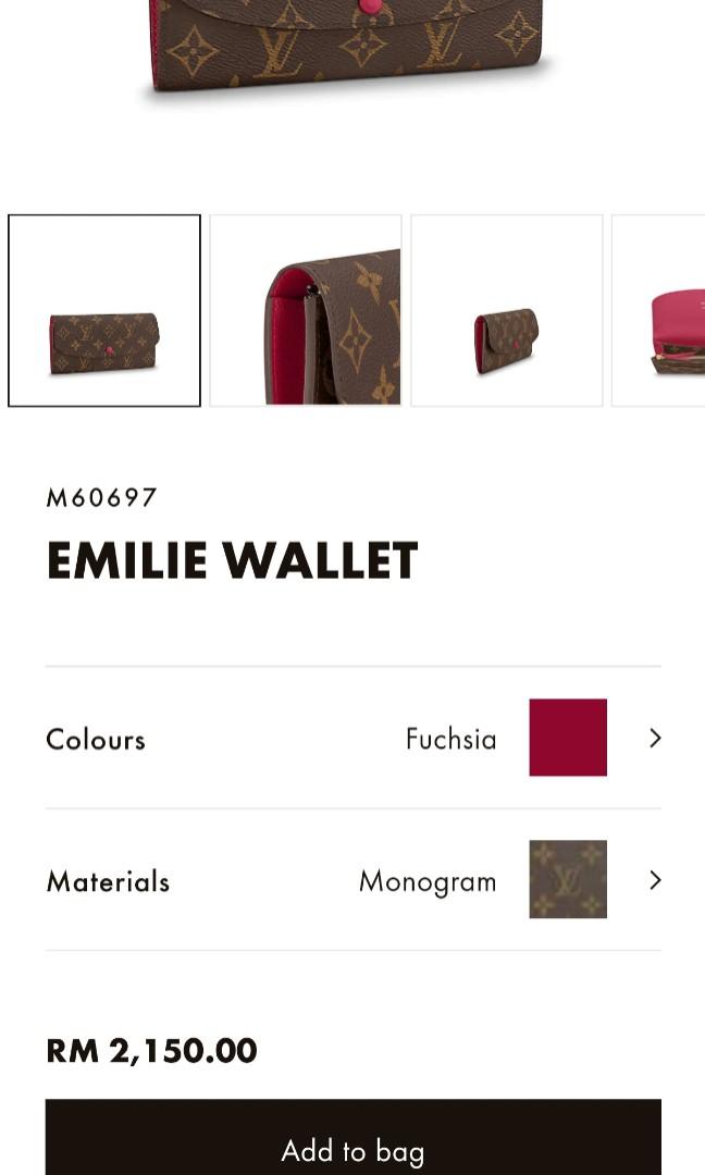 PRELOVED Louis Vuitton Monogram Emilie Wallet CA0168 011123 – KimmieBBags  LLC