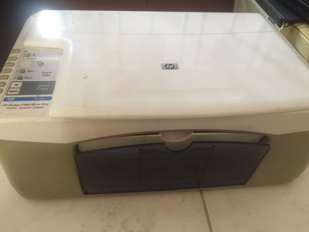 Printer HP Deskjet F380 All-in-One #barangnumpuk, Elektronik, Bagian  Komputer \u0026 Aksesoris di Carousell