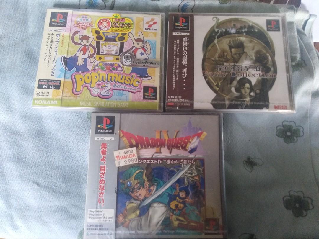 Ps1 Ntsc J Cd 3pcs Sealed Video Gaming Video Games On Carousell