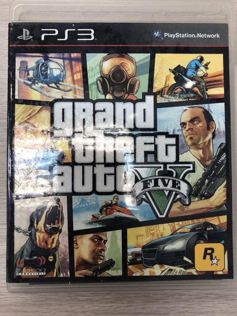 Ps3 Gta5 中文版grand Theft Auto V 遊戲機 遊戲機遊戲 Carousell