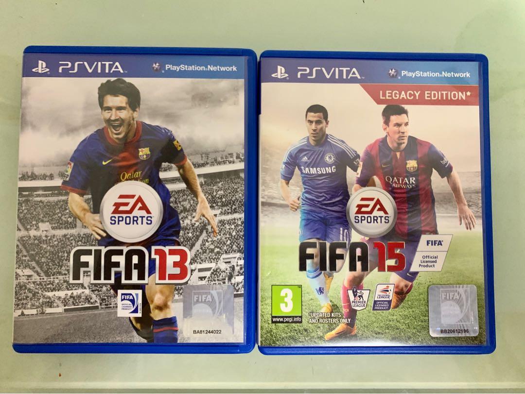 Ps Vita Fifa 13 And Fifa 15 For Sale Toys Games Video Gaming Video Games On Carousell