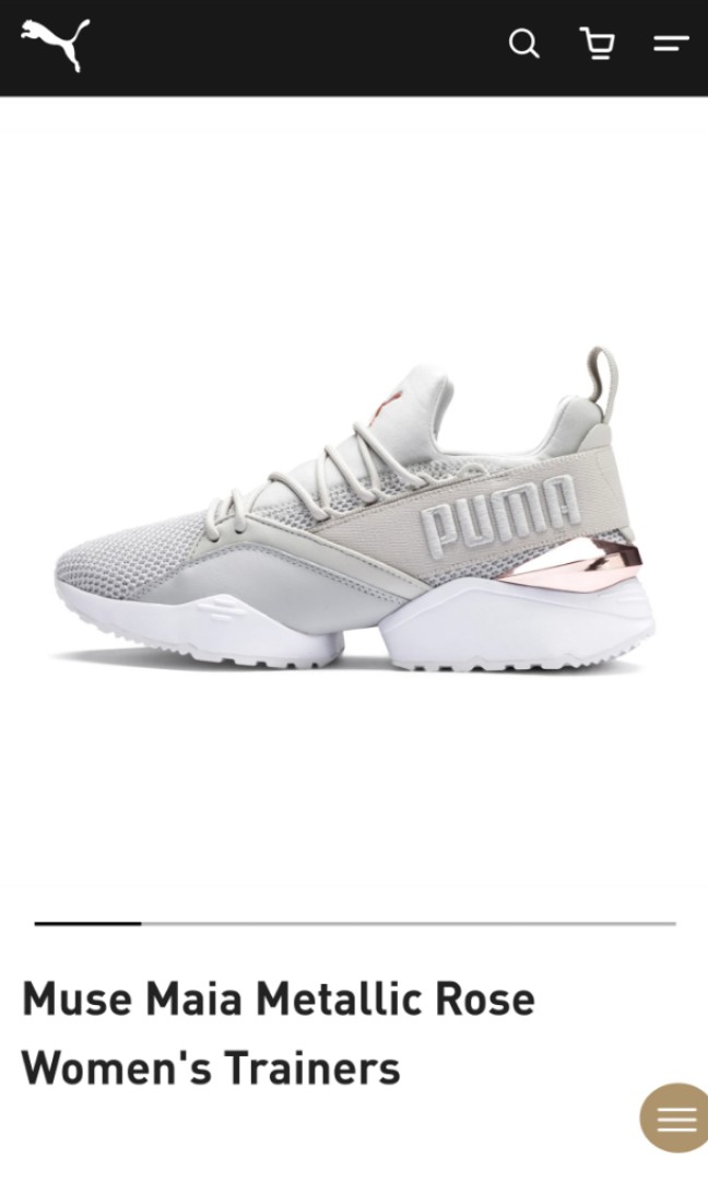 puma muse maia metallic rose