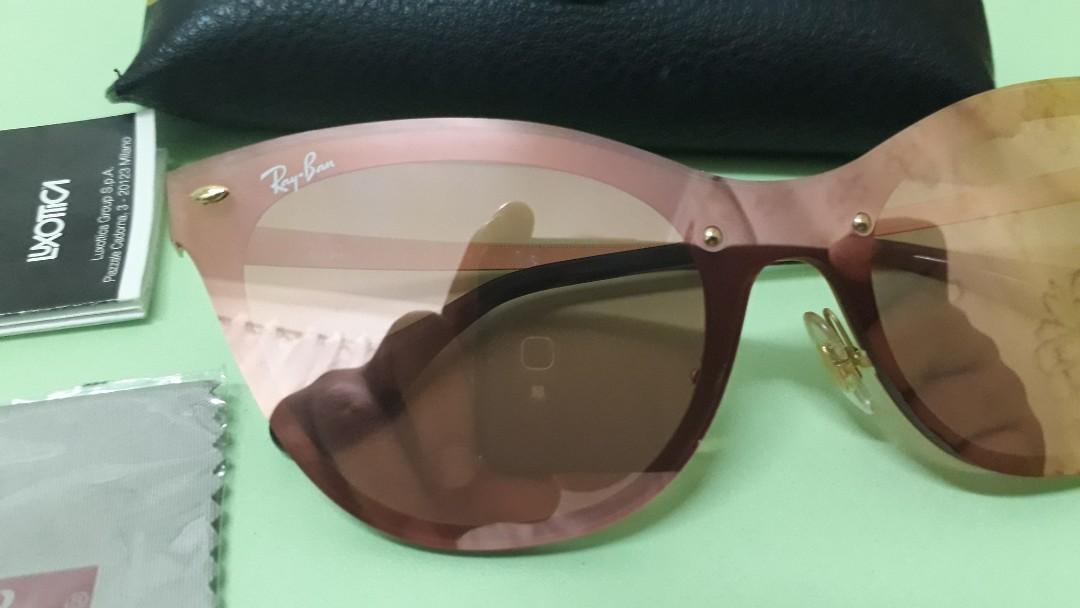 Ray ban blaze cat eye pink discount