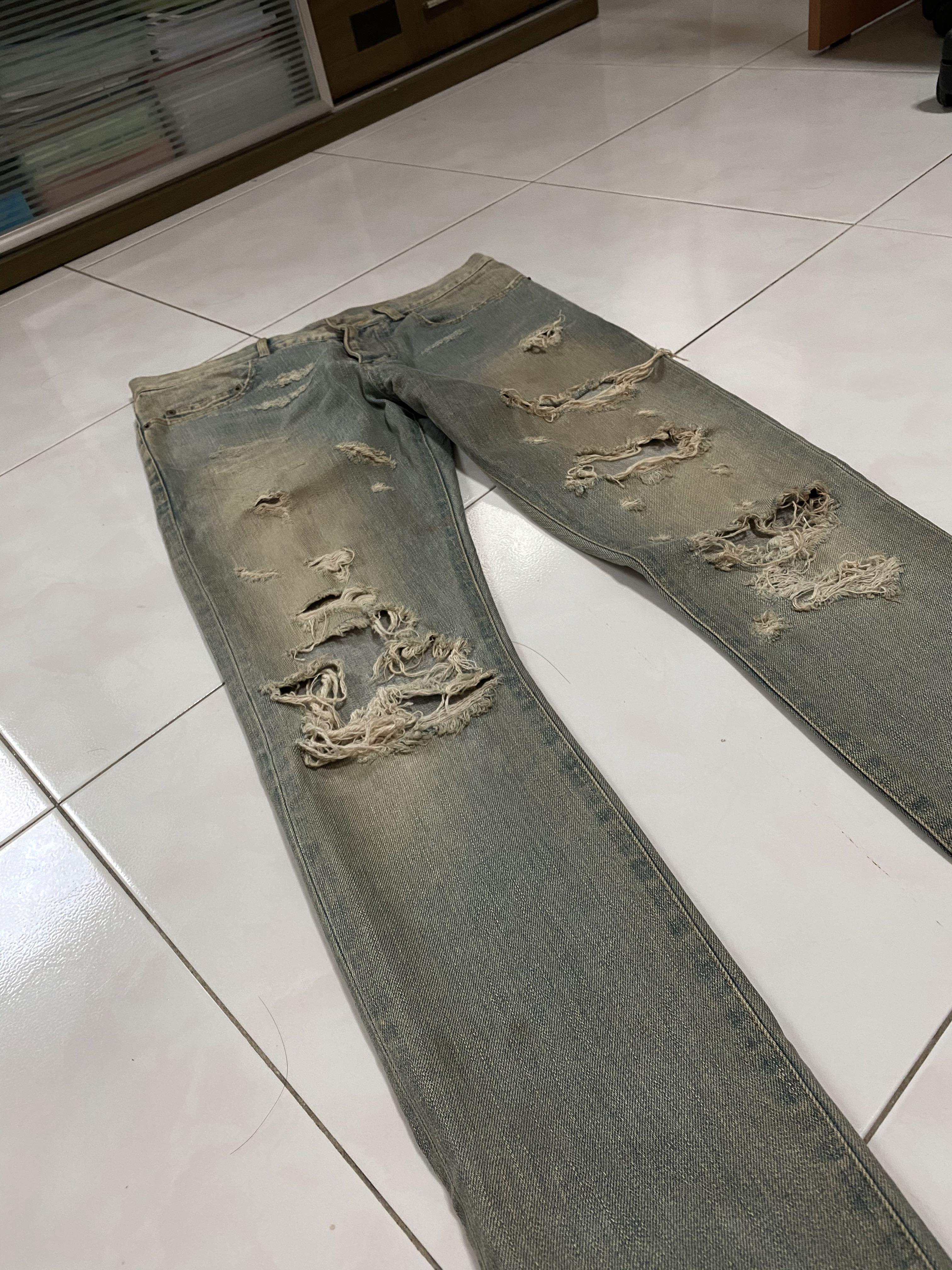 Saint laurent crash shop denim