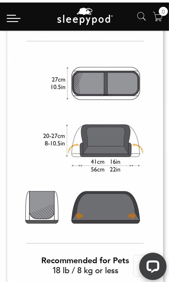 Sleepypod Air pet travel bag, Pet Supplies, Homes & Other Pet