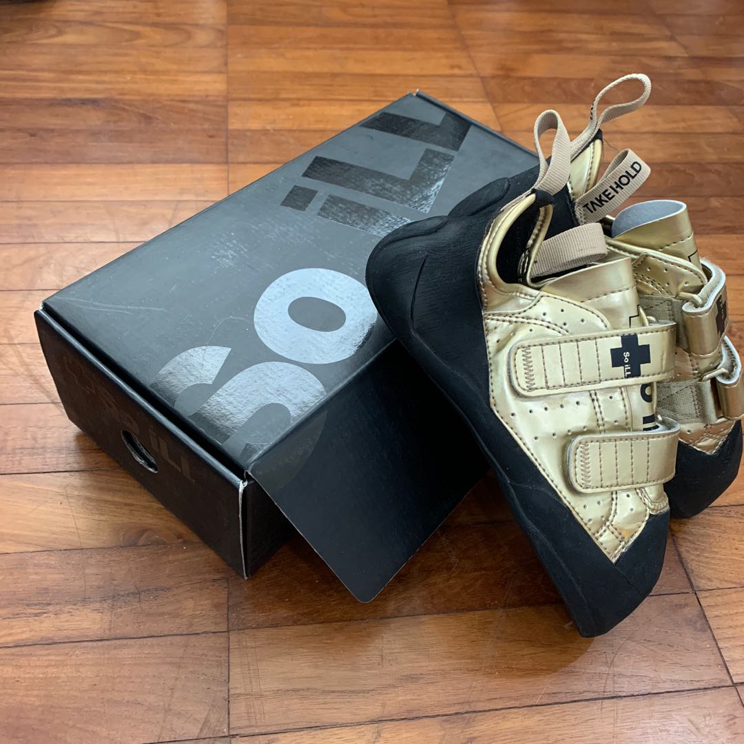 New So Ill 2020 gold climbing bouldering shoes Sports