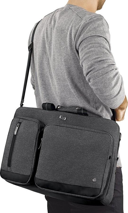 solo New York Urban Convertible Laptop Briefcase Backpack 3 WAYS