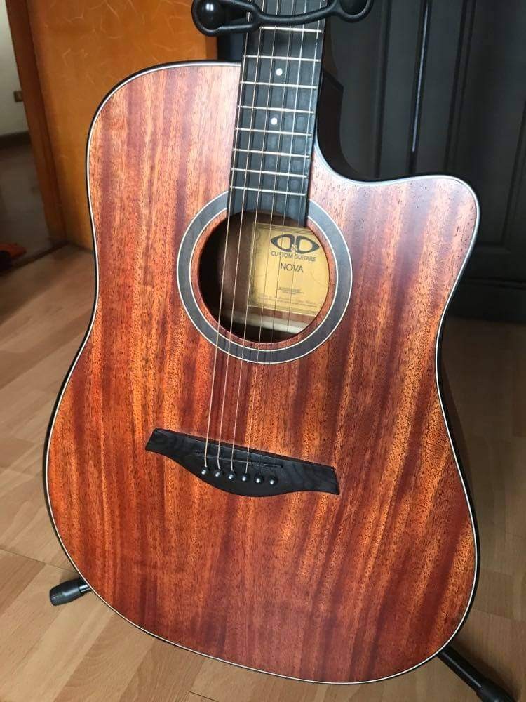 Steal price Solid Top DnD Nova Mahogany Acoustic Guitar Like