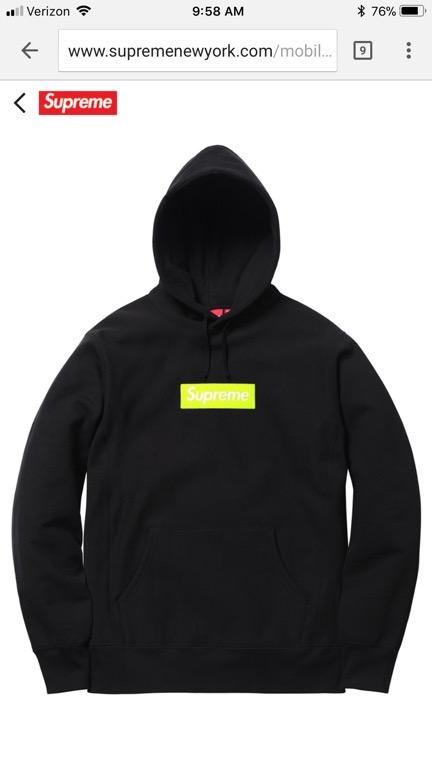 Supreme box logo hoodie lime green sales