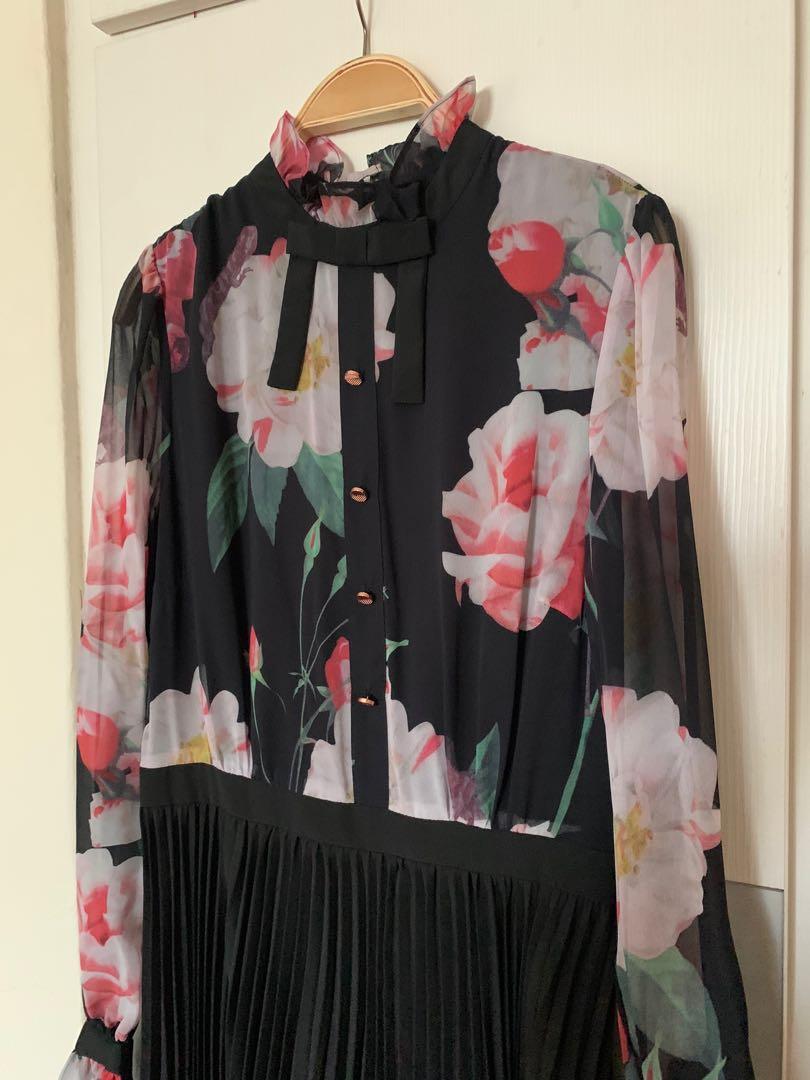 Daysea iguazu frill sales bow sleeve dress