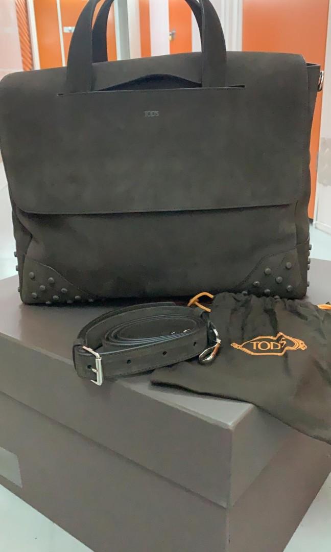 Tod s Envelope Suede Bag