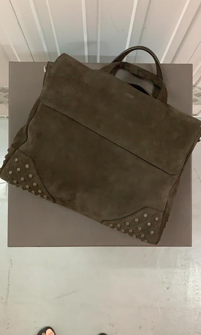 Tod s Envelope Suede Bag