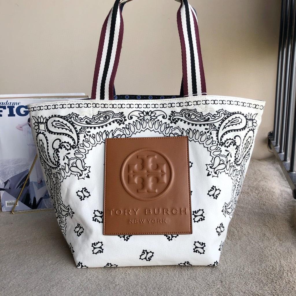🎉💓TORY BURCH GRACIE REVERSIBLE TOTE BAG, Luxury, Bags & Wallets on  Carousell