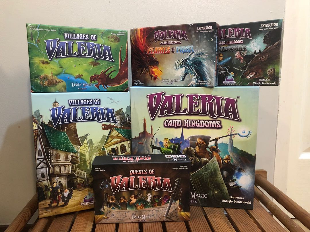 Valeria Board Game Kickstarter collection, Hobbies & Toys, Toys & Games