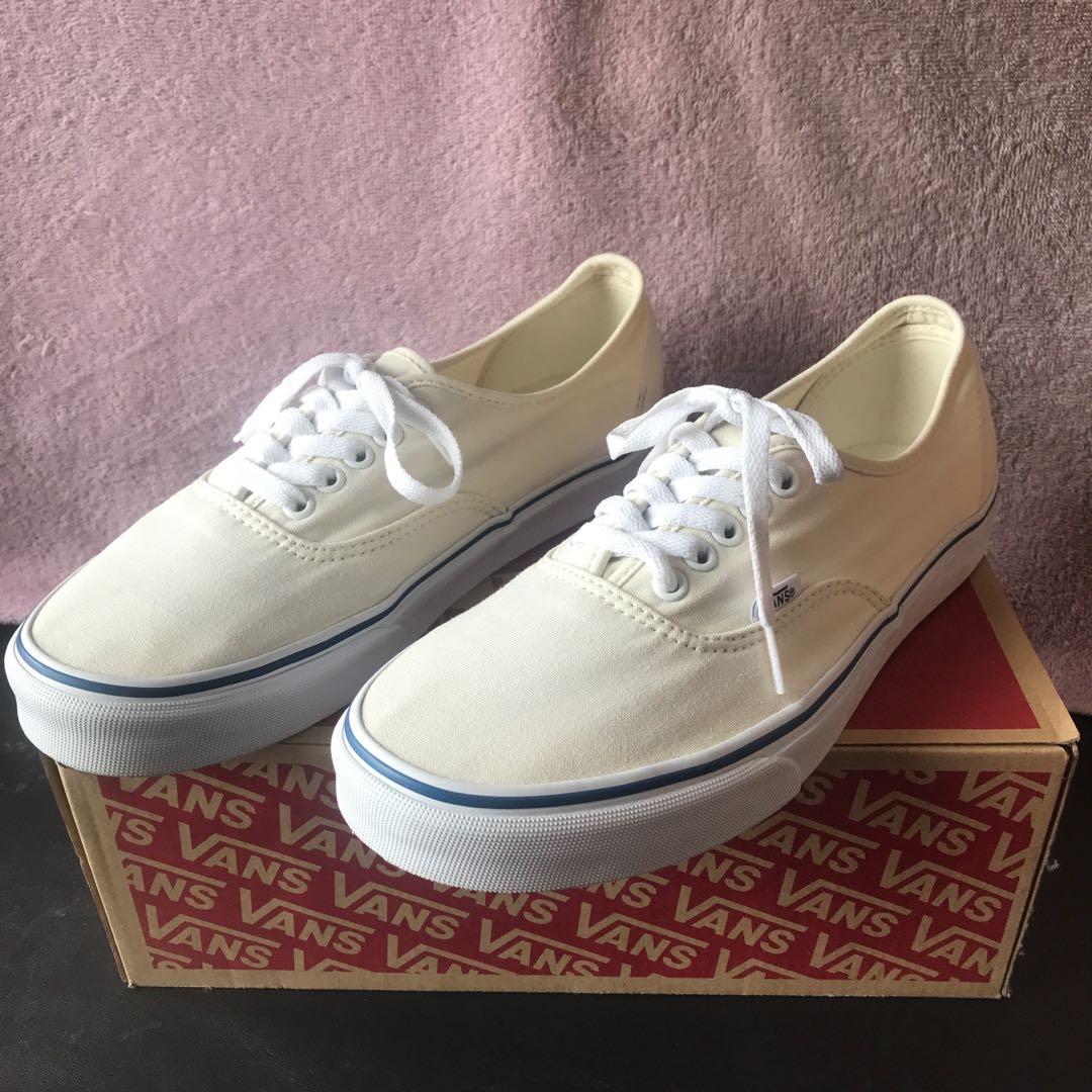 white van with blue stripe