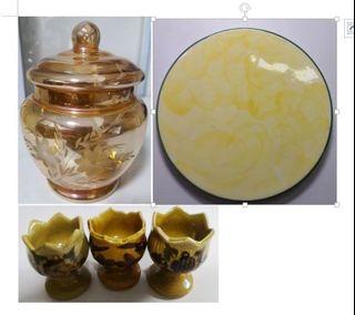 Various Glass and Porcelain items
