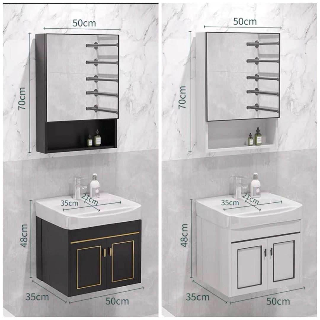 Victorian Style Vanity Basin Mirror Cabinet Set Furniture Home Living Bathroom Kitchen Fixtures On Carousell