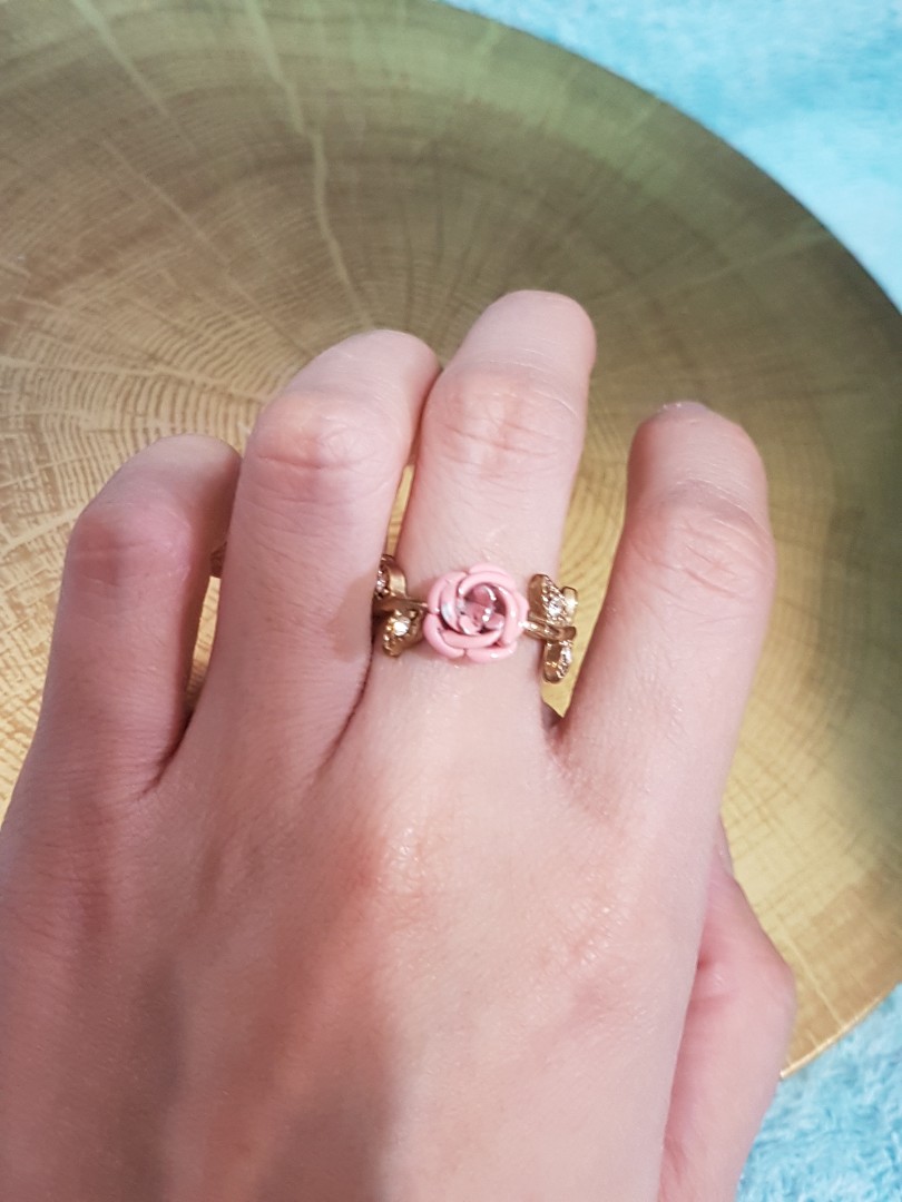 Vintage avon rose ring on sale