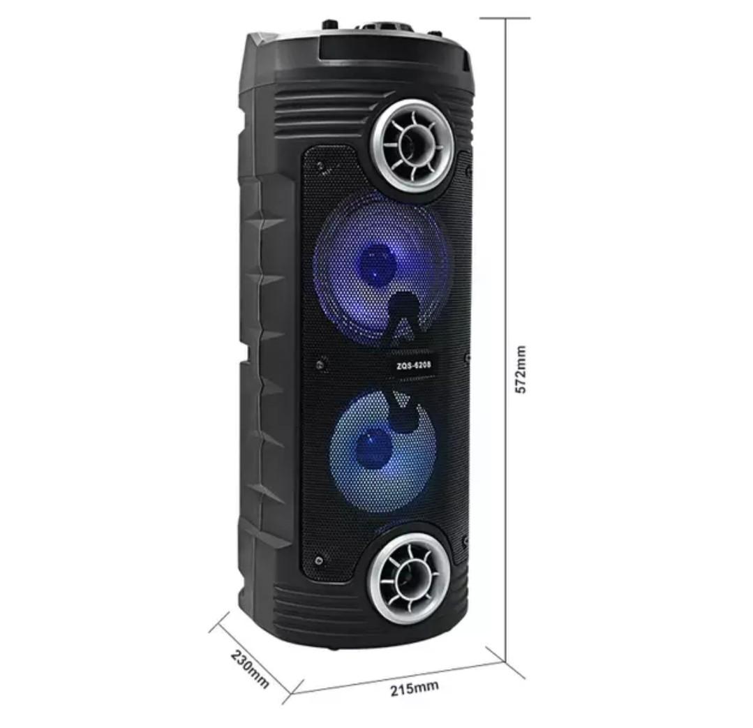 Wireless Bluetooth Speaker ZQS-6208 karaoke speaker with Microphone ...
