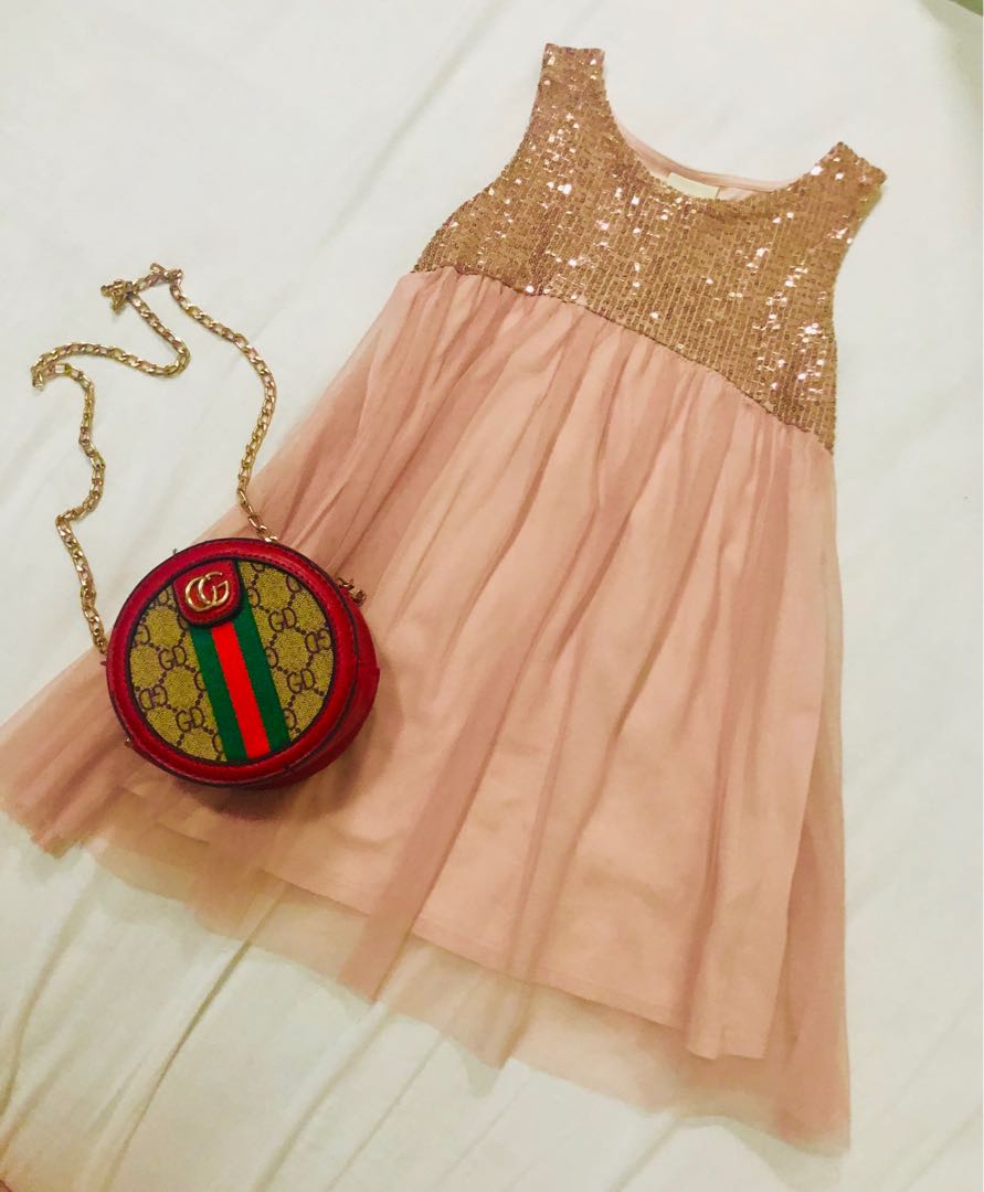 zara girls sequin dress