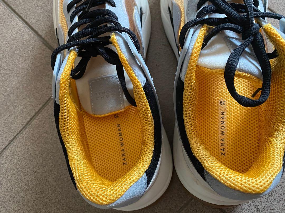 Adidas shoes yellow shop black zara