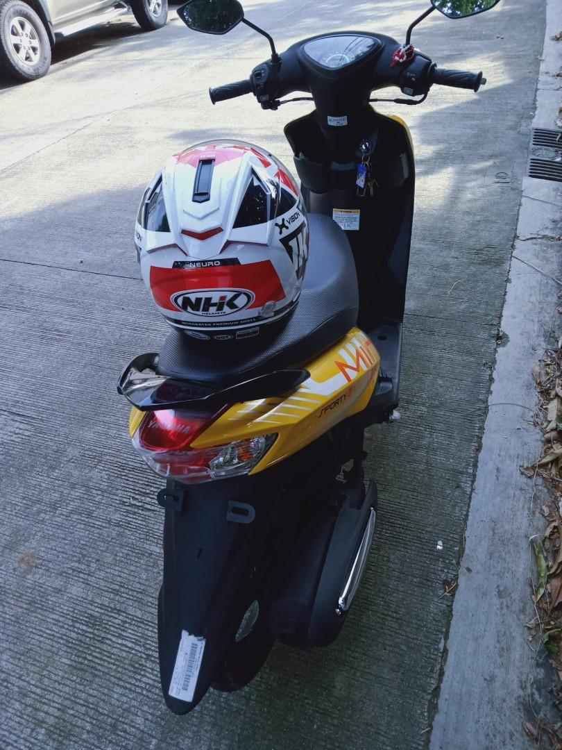 2020 Mio Sporty Yellow, Motorbikes, Motorbikes for Sale on Carousell