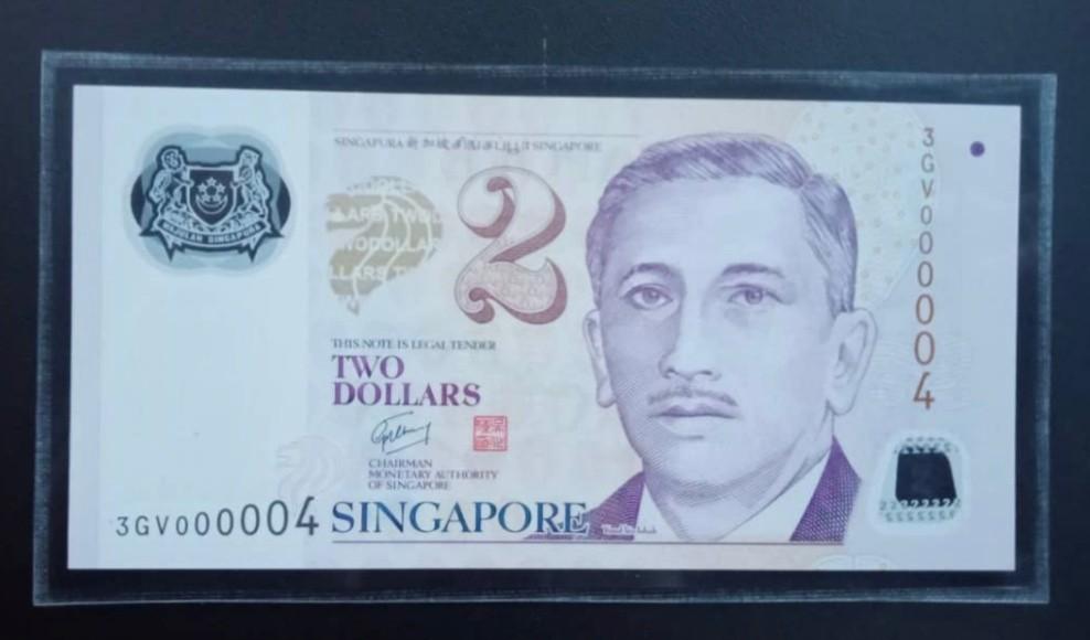 2 Singapore Dollar 3gv000004 Antiques Currency On Carousell
