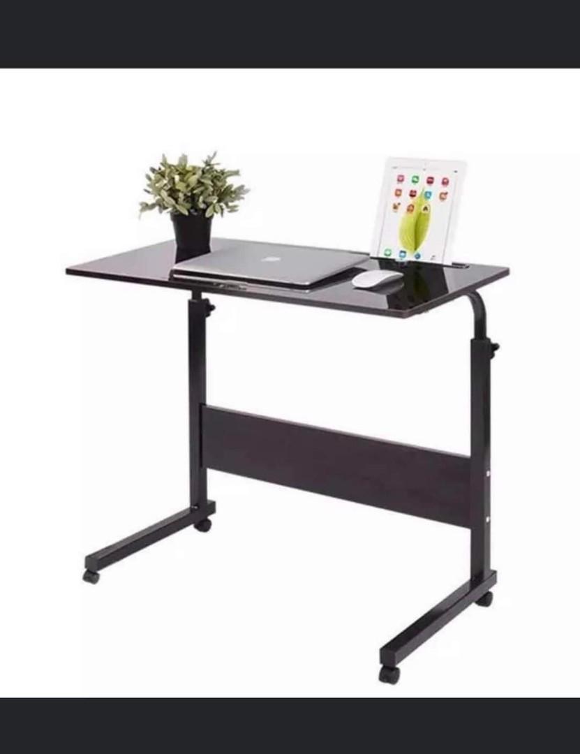 ADJUSTABLE STUDY COMPUTER TABLE ALL BLACK (Category: Tables & Sets) located in Mandaluyong City. Submitted by gentleturtle_f28a5c (Listing ID 1033638750, Image 3). Description: 🖥️ Adjustable Study Table 💸 600.00 ✔️ Size: 60x40 ✔️ All Black ✔️ Onhand 📌Mop: COD/Gcash/Bdo 📌Lalamove/Speedy/Grab 📌Meet up: Pasig Sea Oil Baltazar Palatiw ❌ No free sf.